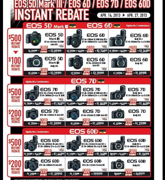 canon usa and uk rebate program