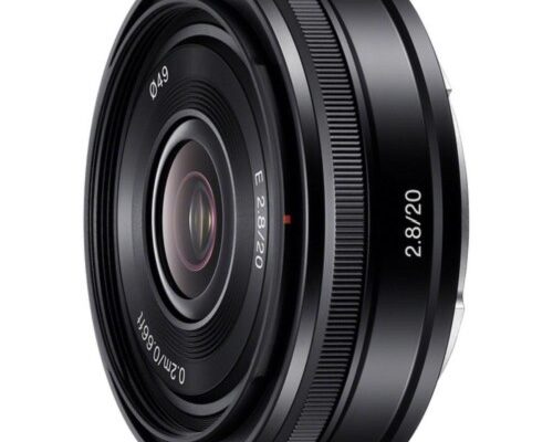 sony 20mm f28 e-mount lens