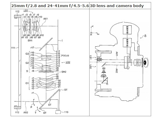 olympus-3d-lens-patent