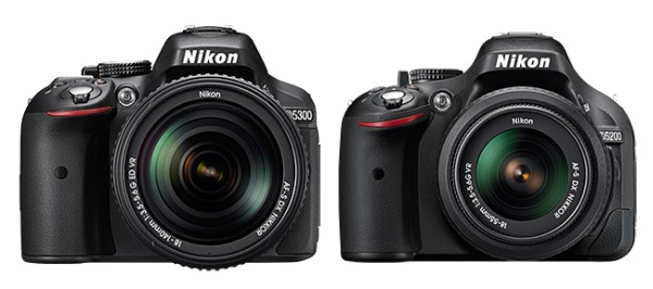 Nikon D5300 vs Nikon D5200 specs-comparison