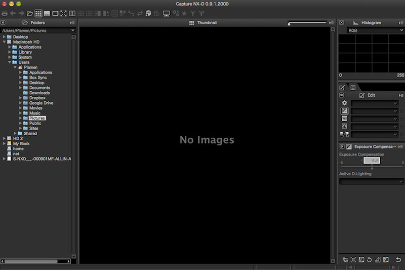 Nikon-Capture-NX-D-software-screenshot