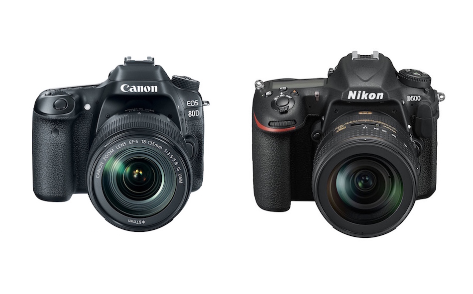 Canon EOS 80D vs Nikon D500 Comparison