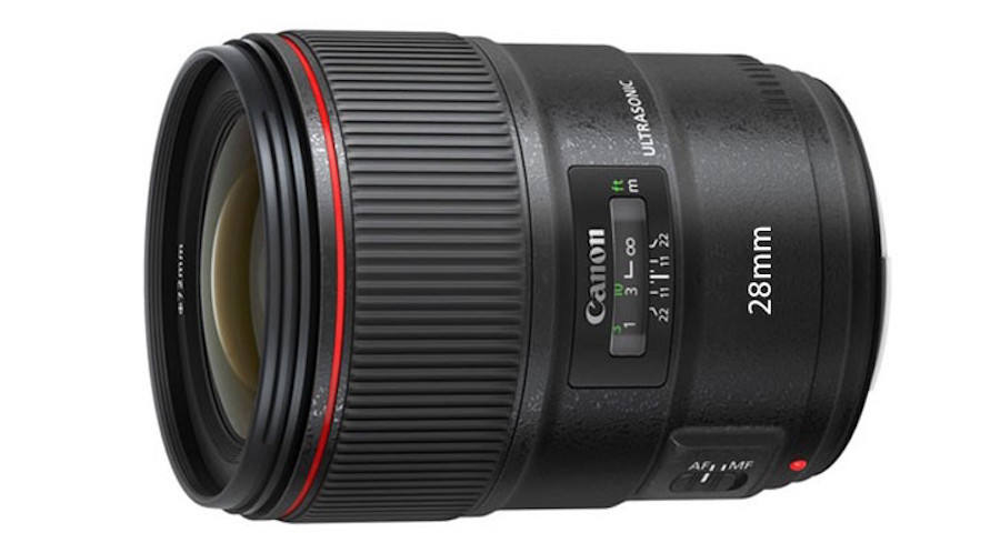 Canon Patent for EF 28mm f/1.4L USM Lens