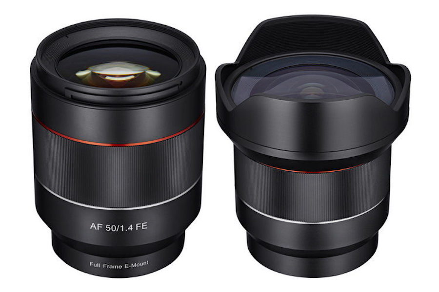 Samyang 14mm f/2.8 and 50mm f/1.4 lenses announced with AF support