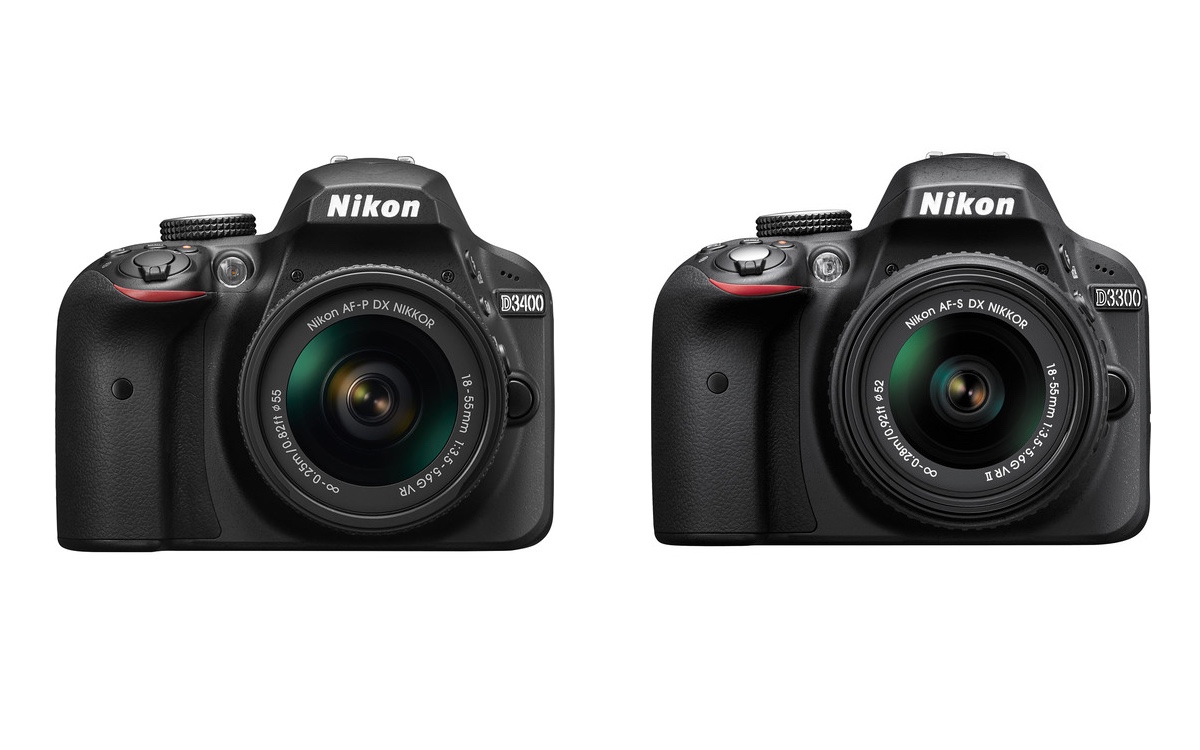 Nikon D3300 vs D3400 Comparison