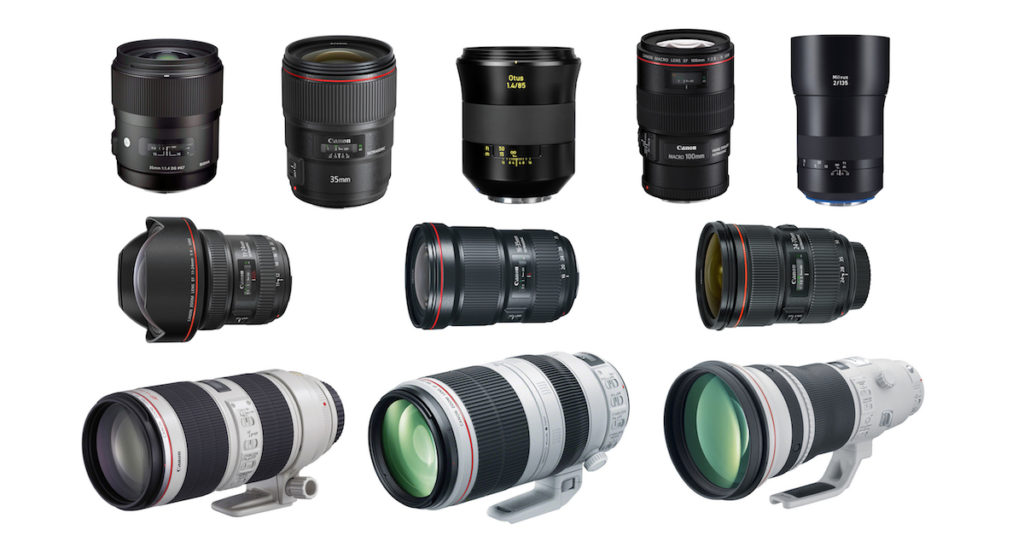 Best & Canon EOS 5D Mark IV Lenses