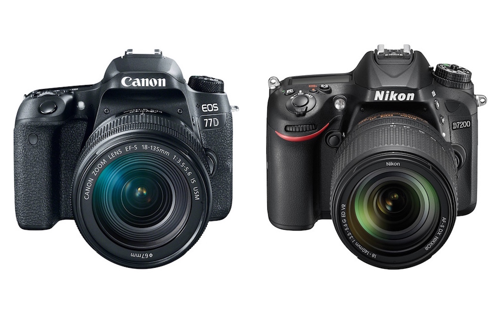 Canon 77D vs Nikon D7200 Comparison