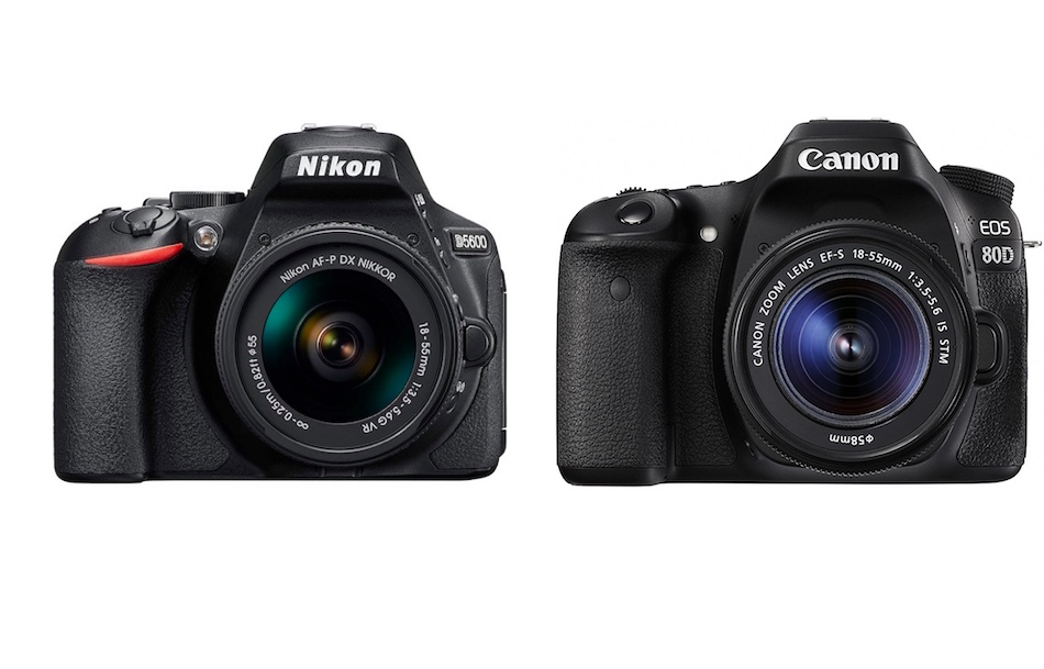 Specifications Comparison of Nikon D5600 vs Canon 80D Cameras