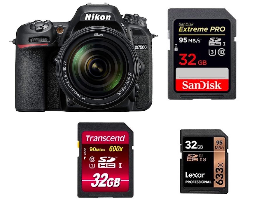 Best Memory Cards for Nikon D7500