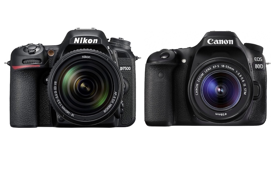 Nikon D7500 vs Canon 80D – Comparison