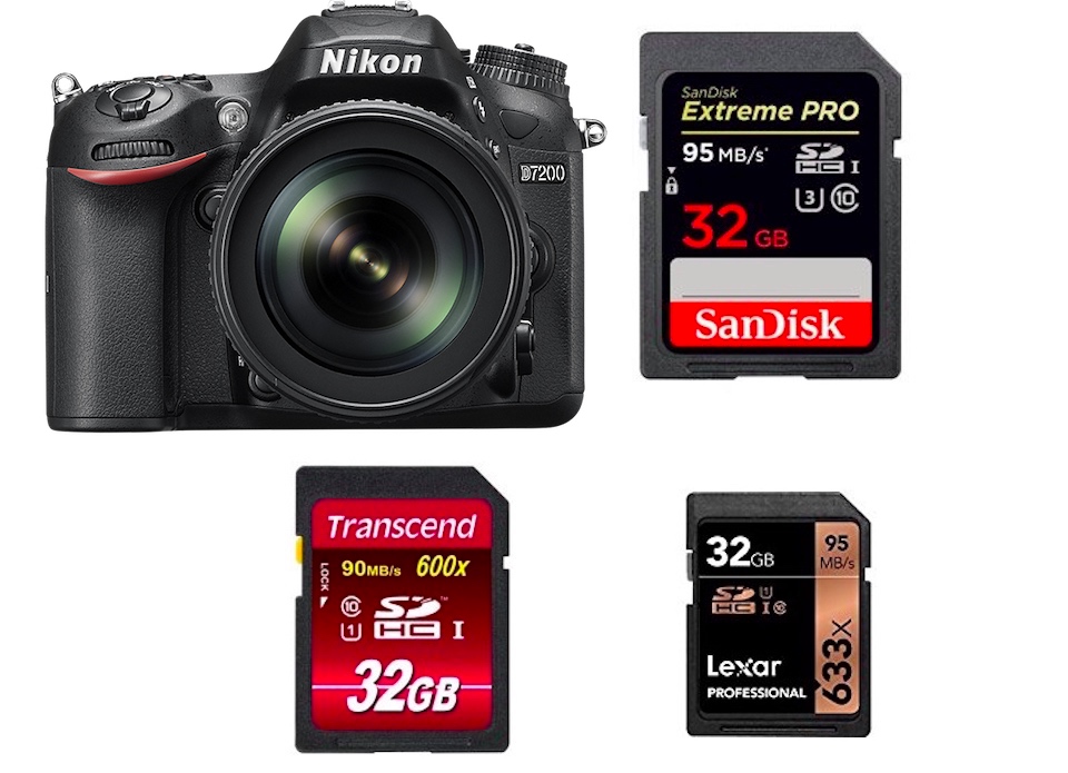 Best Memory Cards for Nikon D7200