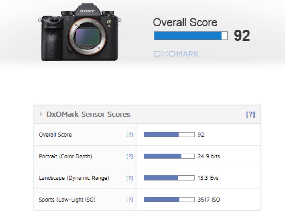 Sony A9 sensor review and test results 