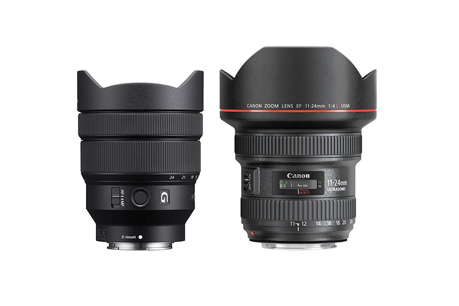 Sony FE 12-24mm f/4 G vs Canon EF 11-24mm f/4L Comparison