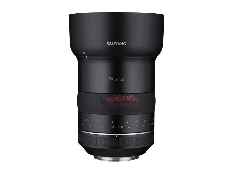 Samyang XP 50mm f/1.2 lens coming soon