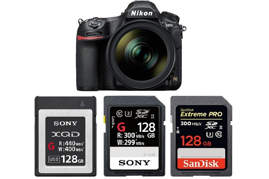 Best Memory Cards for Nikon D850