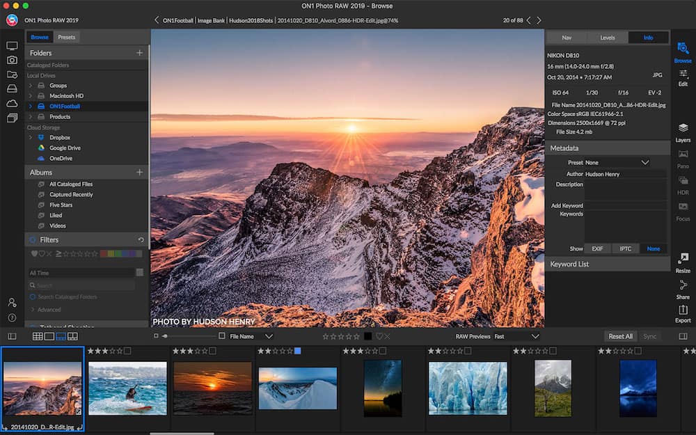 ON1 Photo RAW 2019 Released, Available for Download