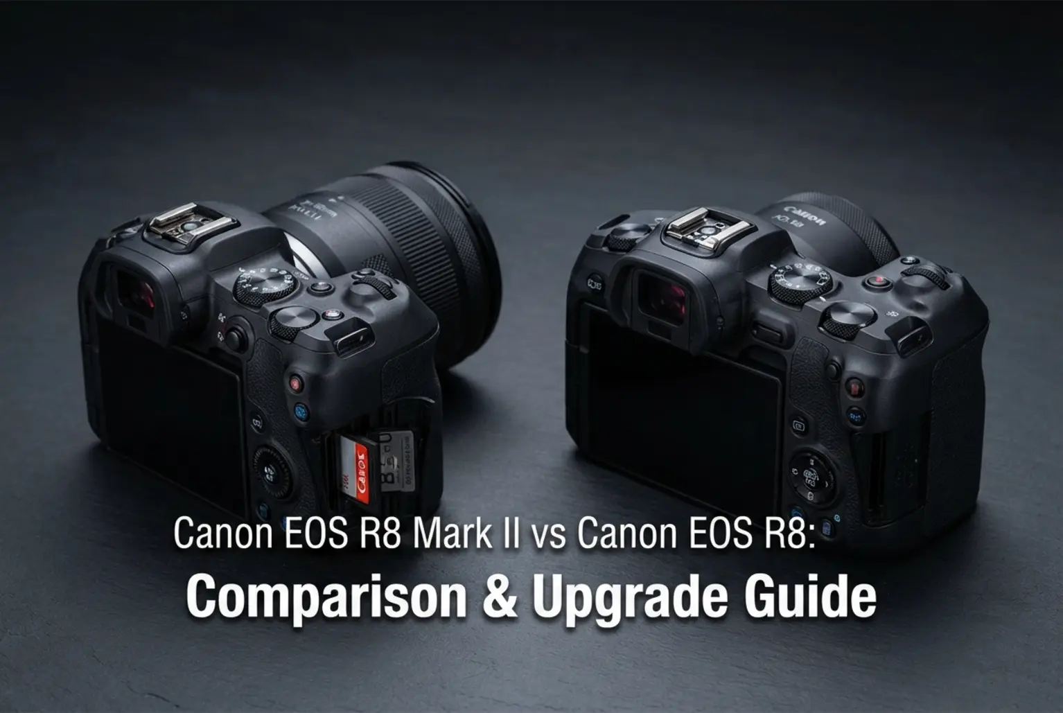 Eos R Weight Canon EOS R8 Mark II vs Canon EOS R8: Comparison & Upgrade Guide ...
